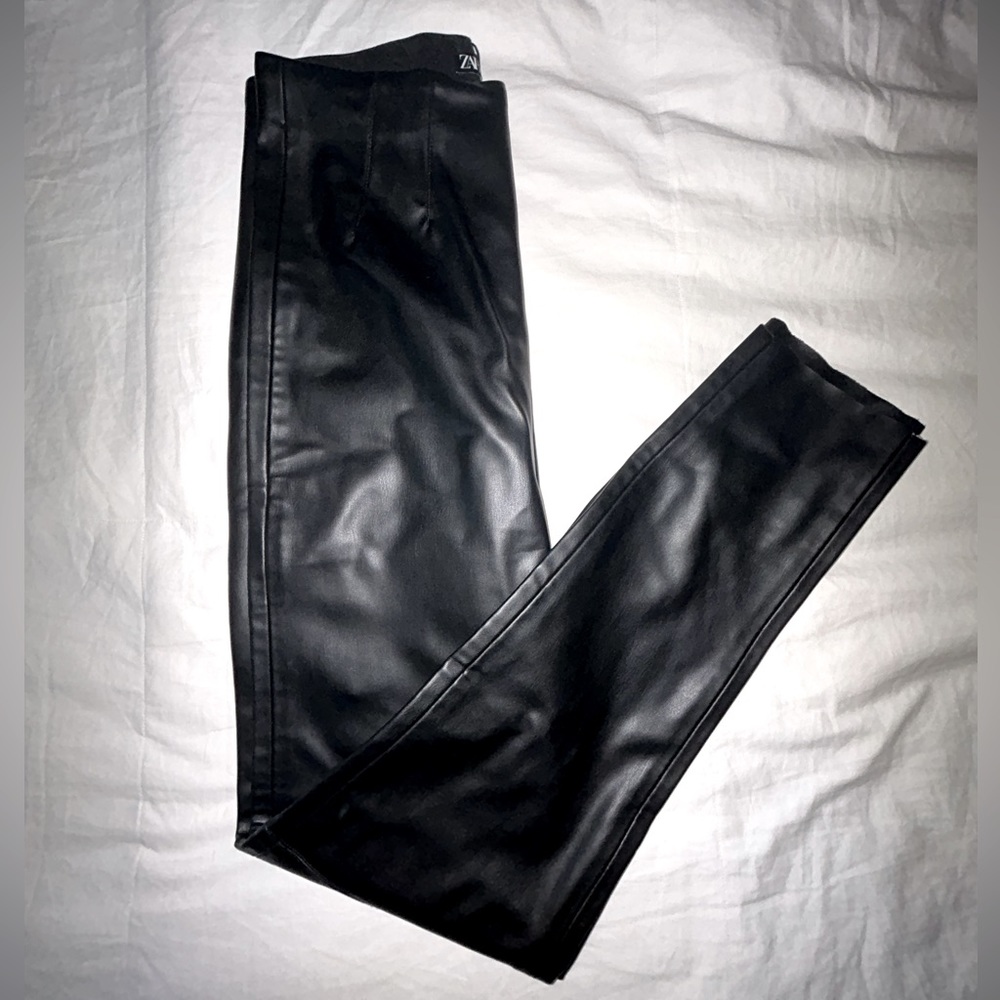 Zara leather pants